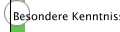 Besondere Kenntnisse